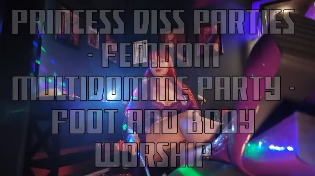 PrincessDiss Feet leaks: Princess Diss Parties Femdom MultiDomme Foot & Body Worship