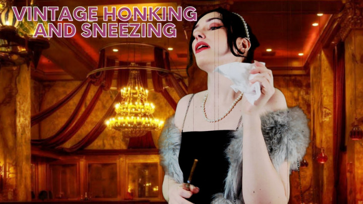 Honking and Sneezing Vintage 1960s Movie Wet SchoolGirl