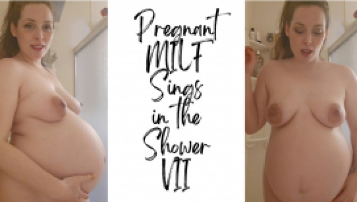 leaked Pregnant MILF Sings in the Shower VII thumbnail