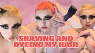 maiden_myra - Free SFW Hair Dyeing Video - No Makeup - ManyVids
