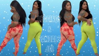 [1.21 GB] - Leggings and Sandals JOI - Kiki_Filipinaxo