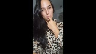[237.85 MB] - Masturbation Gamer Chair Crystal Dildo Leopard Coat - Claudia Bavel x