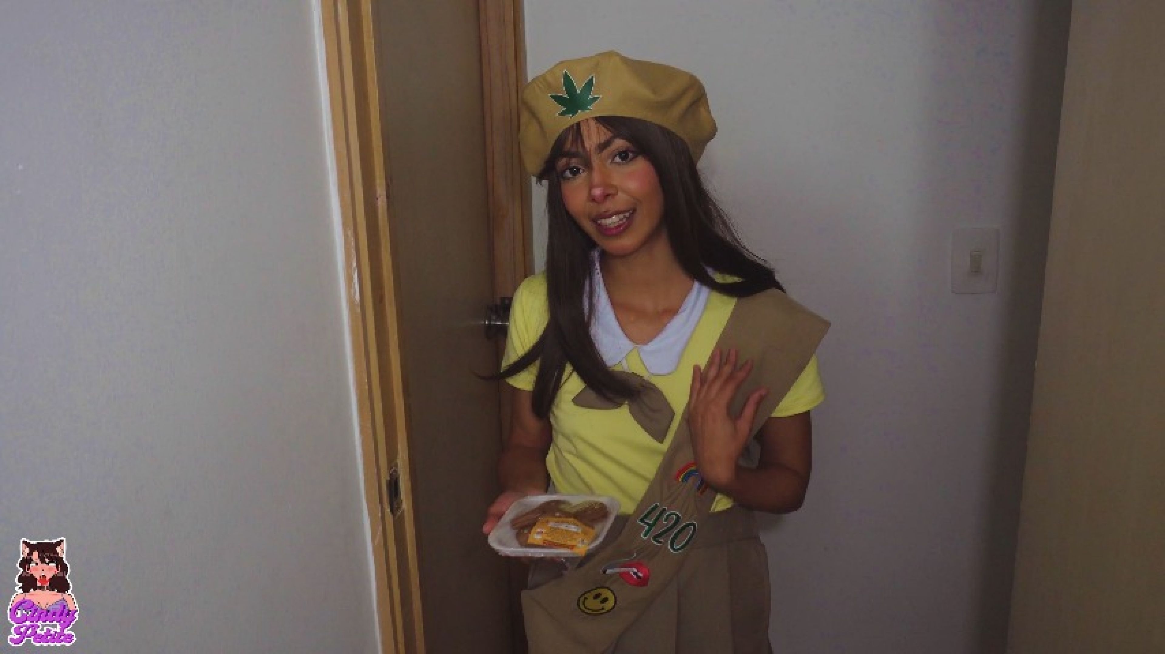 Cindy Luna Petite:POV Im a girl scout trying to sell you cookies, would you