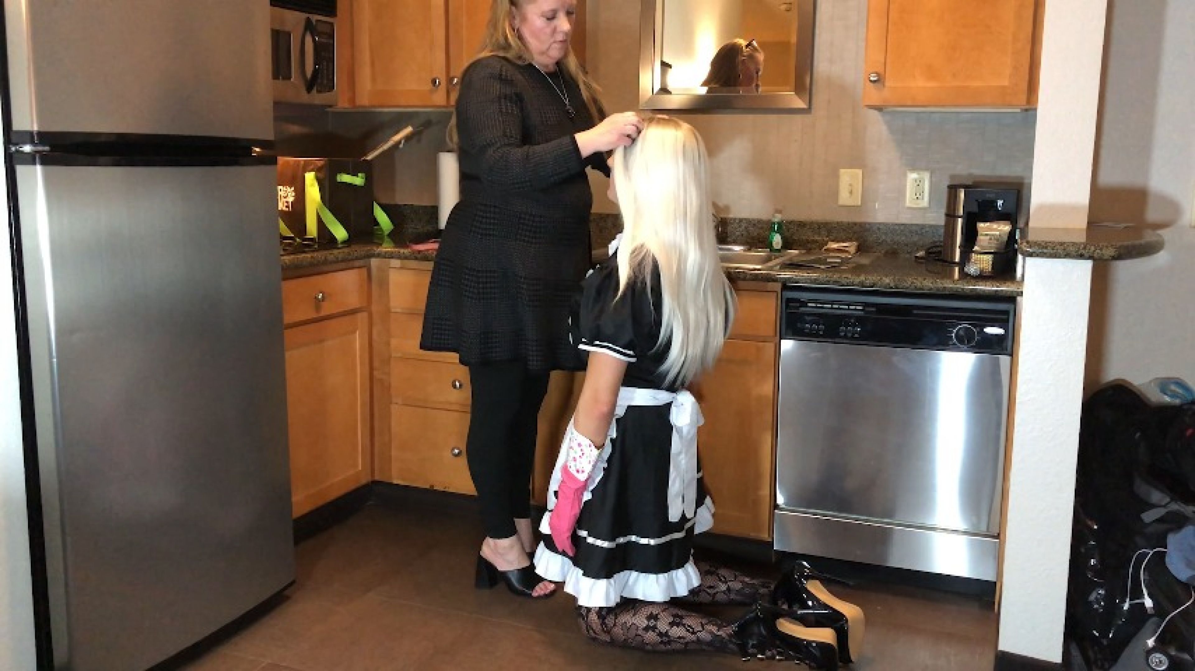 BaileyWilde:Desperate Jobless Man Sex Change for Maid Job Full Movie