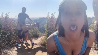 ALMOST CAUGHT FUCKING ON LA HIKE HaileyRose