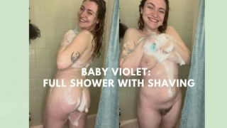 [937.19 MB] - Full Shower with Shaving - 420baby_violet