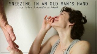 [947.72 MB] - Sneezing in an Old Mans Hand - HoundstoothHank