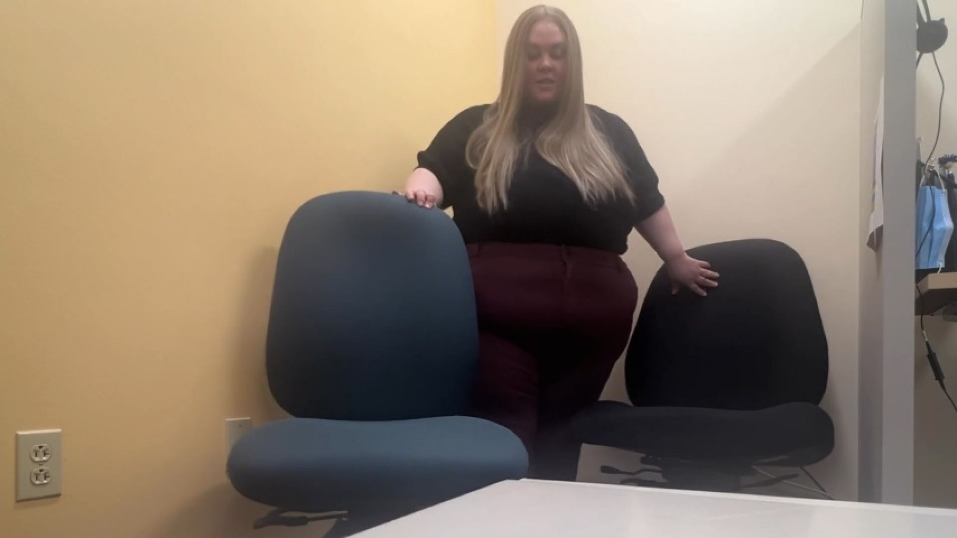 Brittneylovebliss:SSBBW Office Chair Chronicles At Work