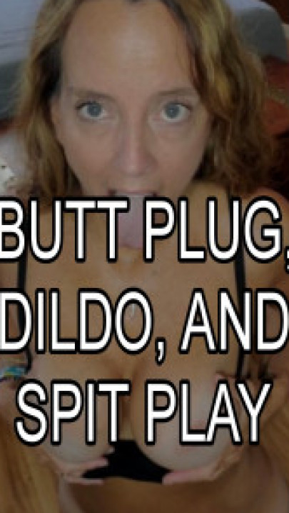 Cassie Lee:BUTT PLUG/DILDO/SPIT PLAY