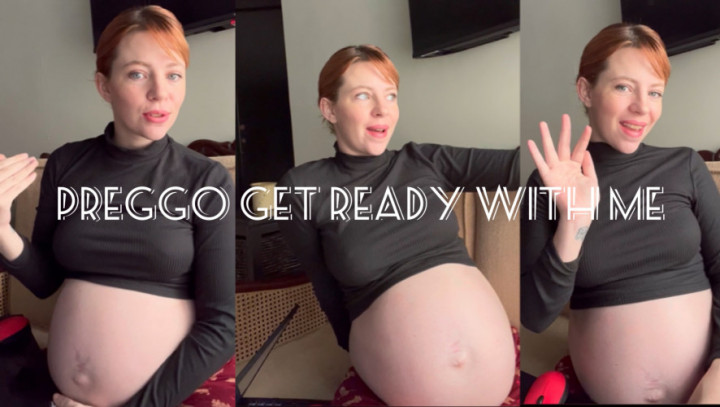 leaked 8 months pregnant get ready with me thumbnail
