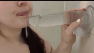 My FIRST EVER dildo sucking video NaughtyNocturnal