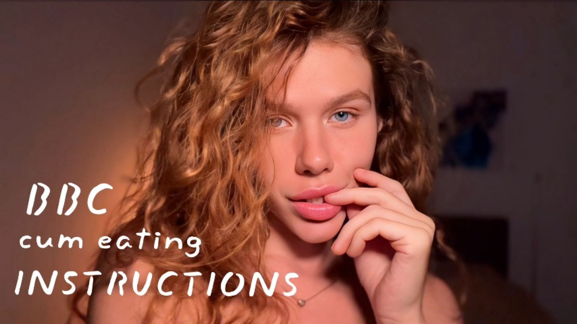 Goddes VOS:BBC cum eating instructions