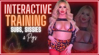 [2.19 GB] - Interactive Training: For SUBS, SISSIES - GoddessAlyssaX