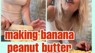 making banana peanut butter Misty_Phoenix