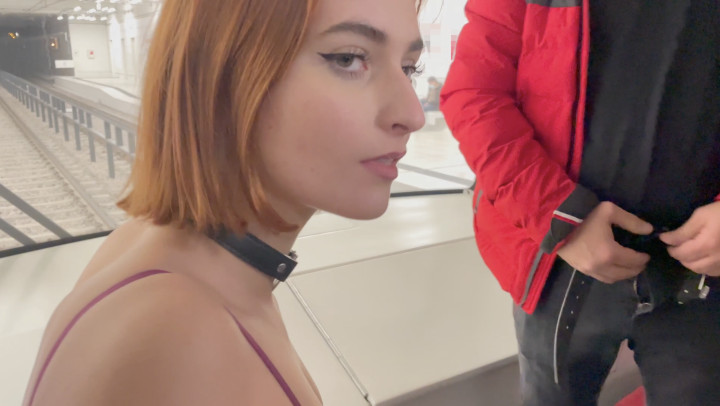 dollydyson:Public tram bukkake with strangers