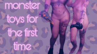 cherryxcheech - Taking on Monster Toys for the First Time - ManyVids