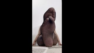 [318.50 MB] - Feet video wearing black fishnets - Vesper_domme