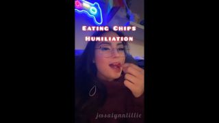 [321.27 MB] - Eating Chips Humiliation - Goddess Jessalynn