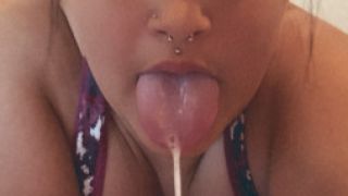 Sloppy Bbw blow job and jack offf Monsterbaby97