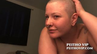 GoodGirlNika - Shaved my head and having sex - ManyVids