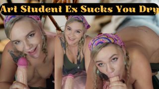 [1.13 GB] - Art Student Ex Sucks You Dry - MILF Nikki Lynn