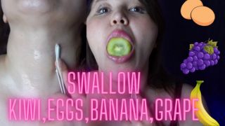 [290.58 MB] - Hard swallow eggs,banana,grape,kiwi - Lilyarmel