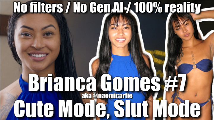 tentenlatinas:Brianca Gomes #7 aka @naomicartie - Cute Mode, Slut Mode