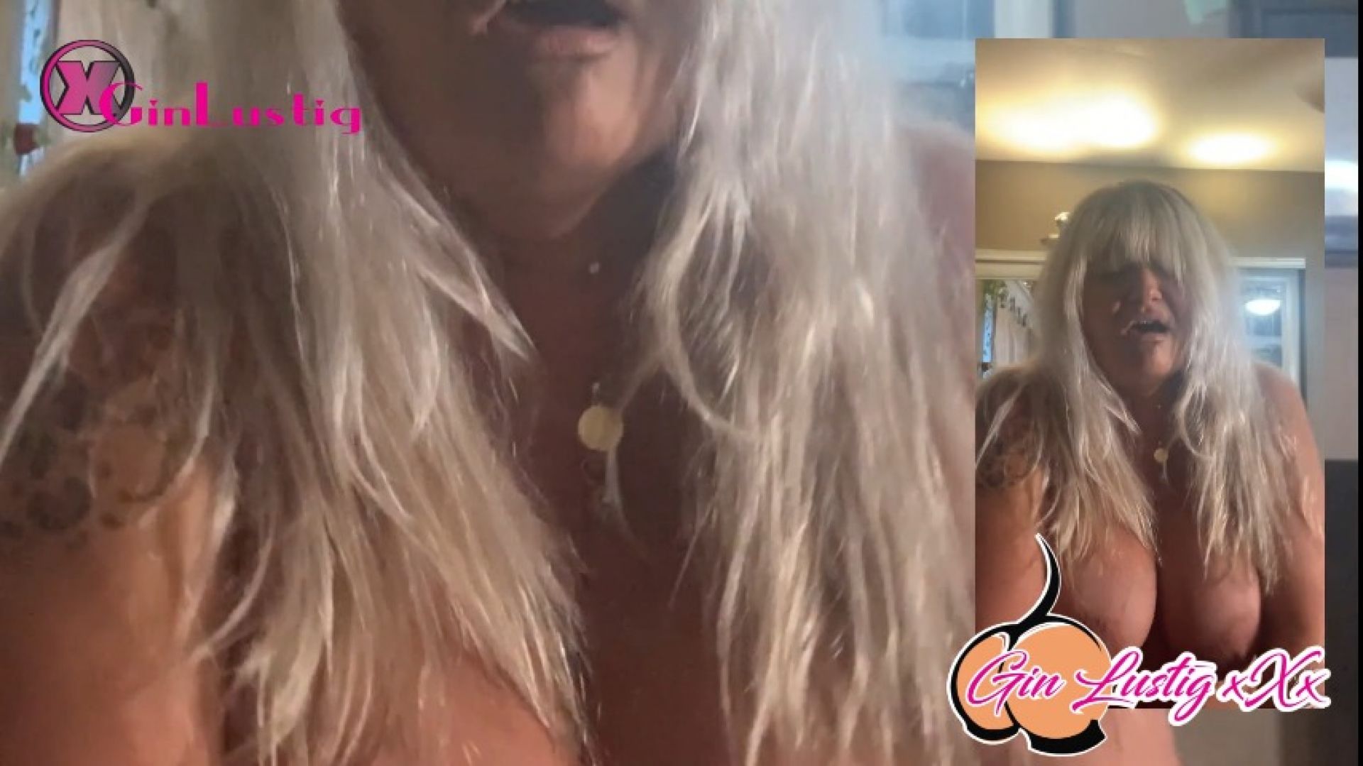 Gin Lustig:III orgasms &amp;amp; begging him to cum in me