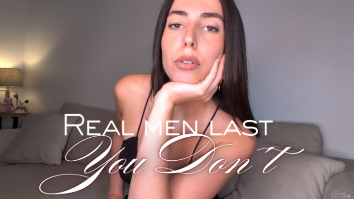 BloodyMarie:Real men last ... you don't - PREMATURE HUMILIATION - JOI