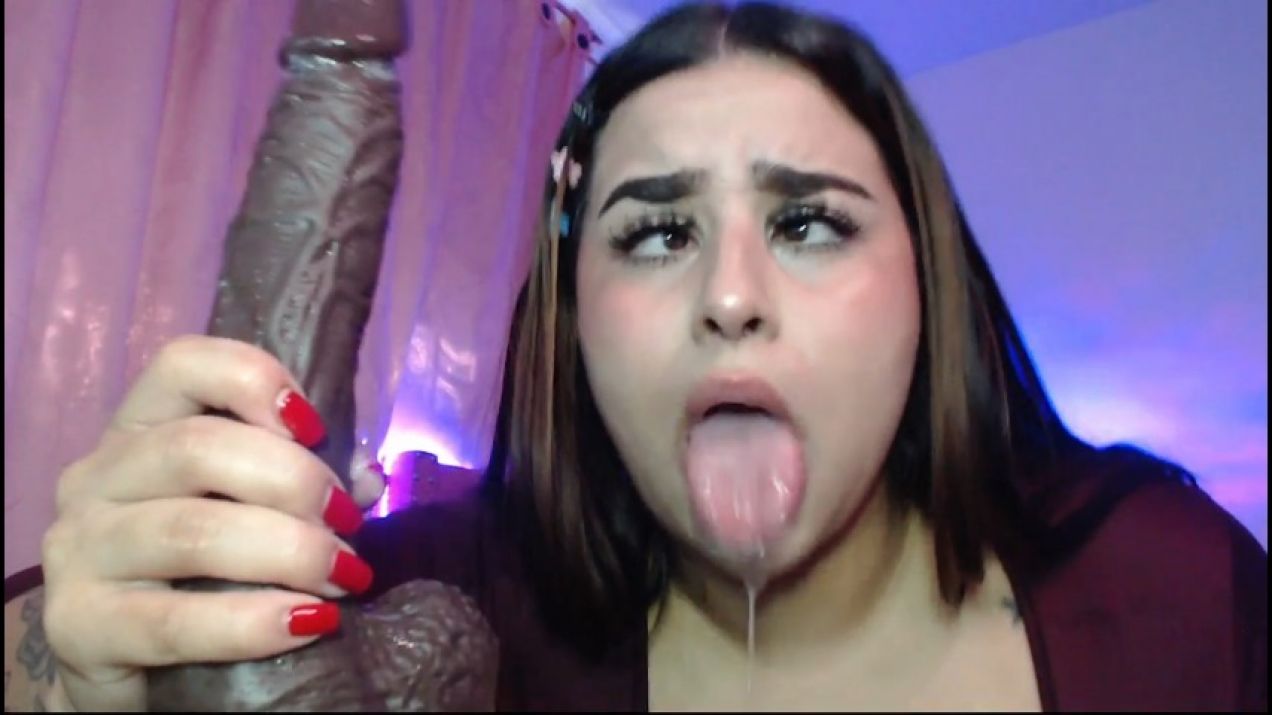 evelin02:Ahegao face + hand job