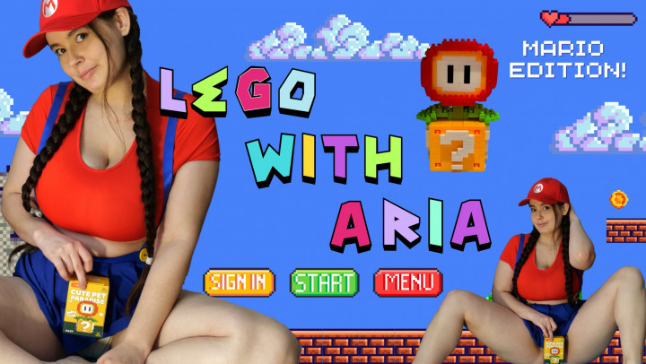 Aria Halson:SFW Lego With Aria - Mario Flower