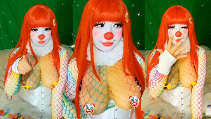 honkers_:Big Boob Clown Tease featuring Boobee