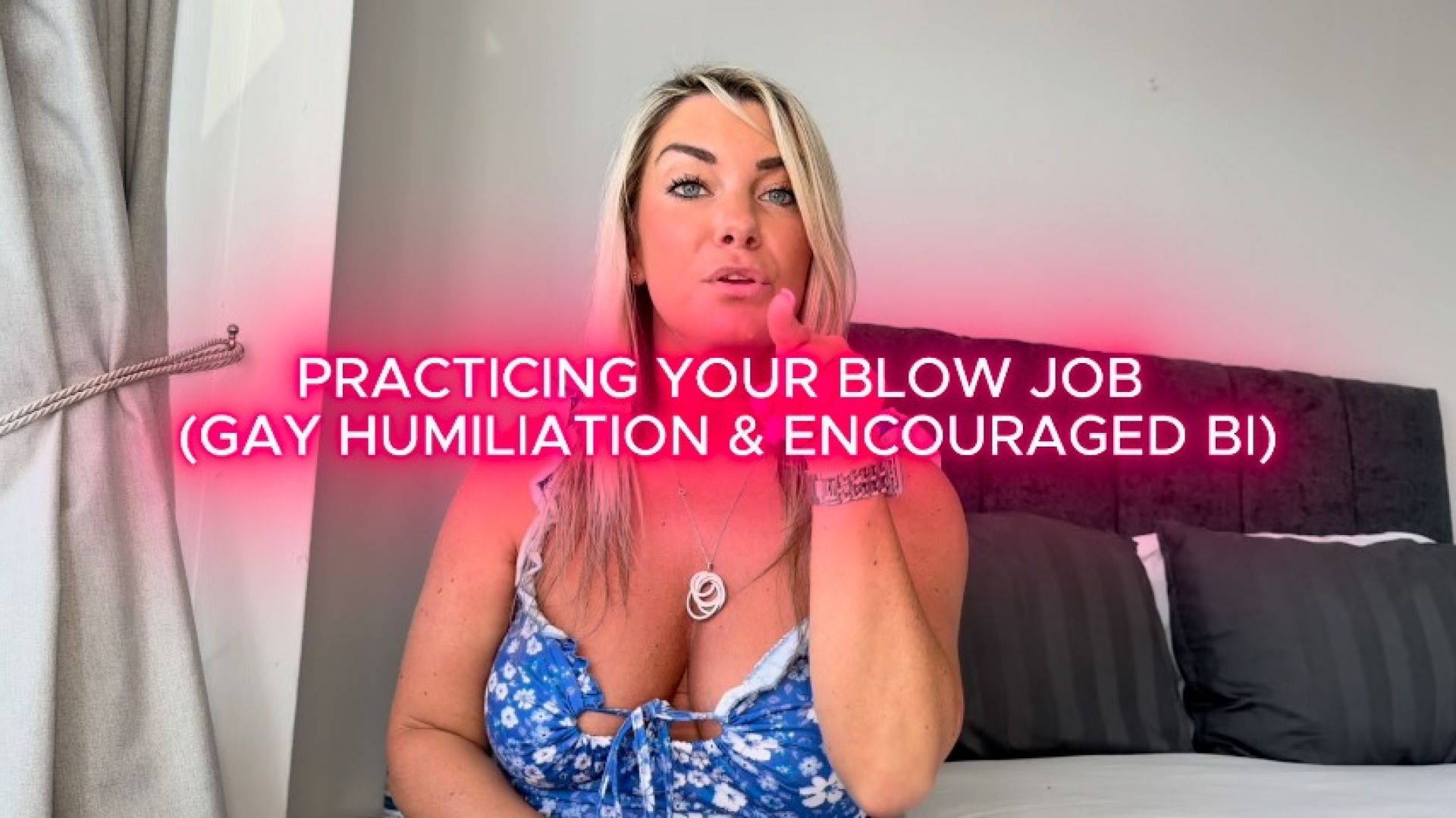 AmySoles:Practicing Your Blow Job Gay Humiliation &amp;amp; Encouraged Bi
