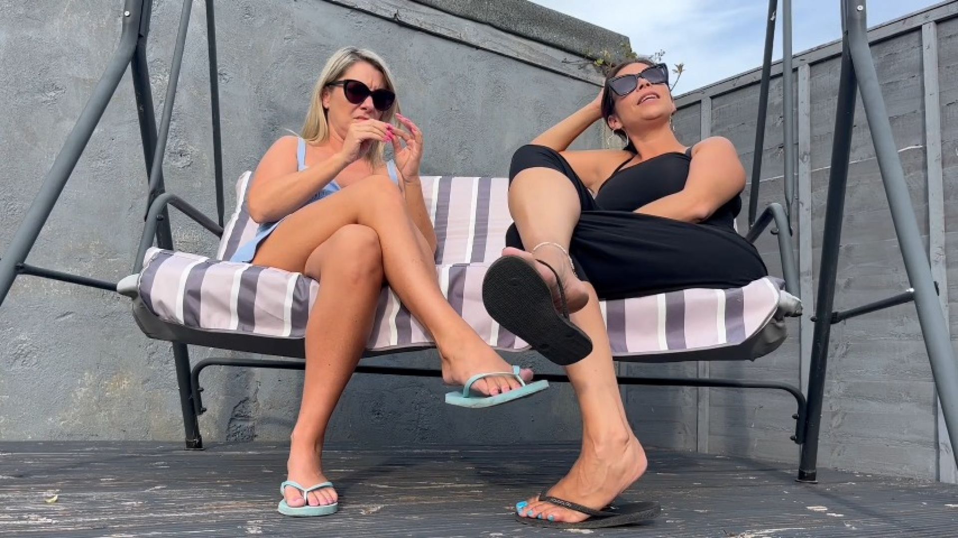 AmySoles:Garden Flip Flops Ignoring