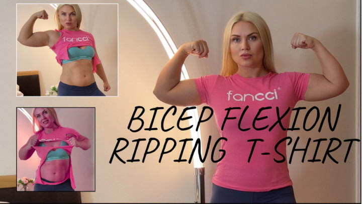 NataliePauer:BICEPC FLEXION RIPPING T-SHIRT