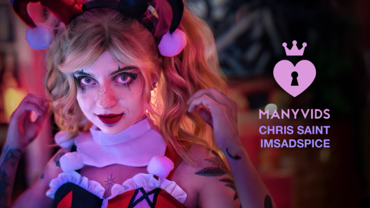 chrissaint:imsadspice &amp;amp; Chris Saint - Harley Halloween cosplay