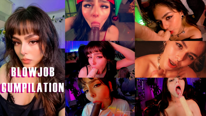 Dalia Morgan - Blowjob Cumpilation - ManyVids