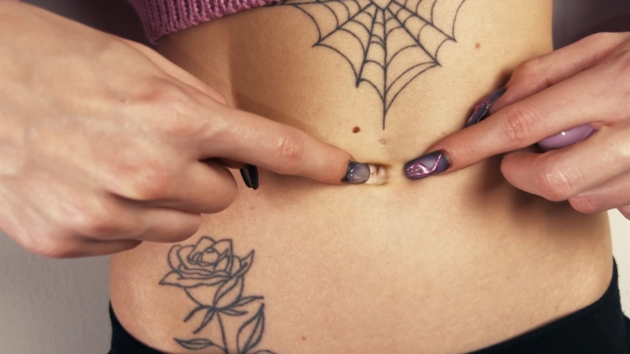 Belly Button Fingering.