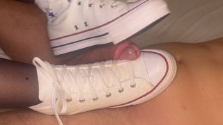 [867.04 MB] - CUM ON WHITE PLATTFORM CONVERSE & NYLON - lealovesconverse