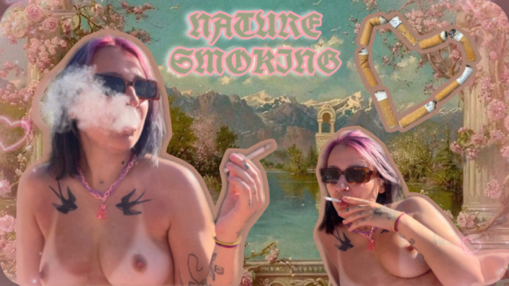 cutielanalova:CUTIE GIRL SMOKING OUTDOORS