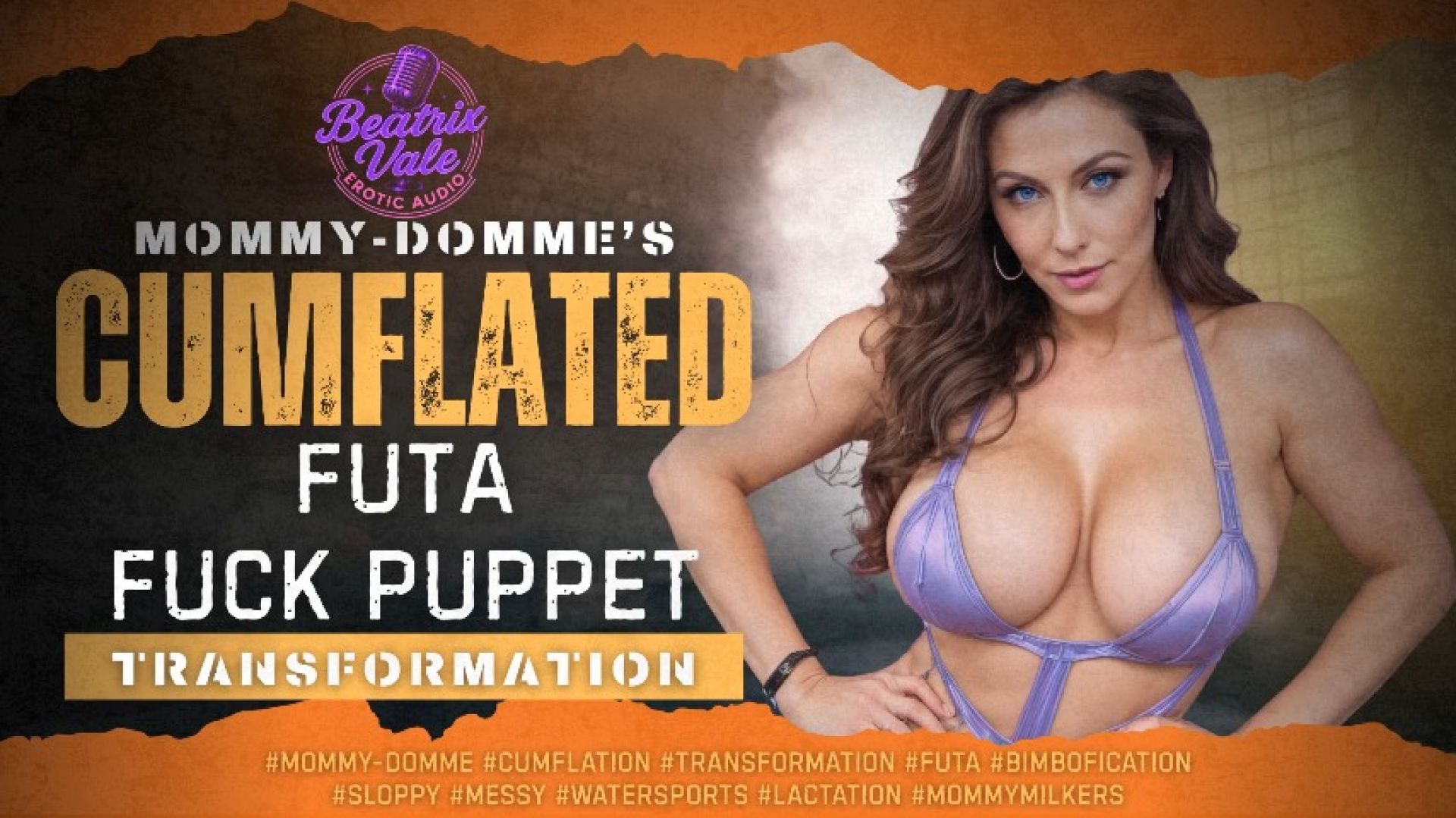 Miss Beatrix Vale:Mommy-Domme's Cumflated Futa Fuck Puppet Transformation