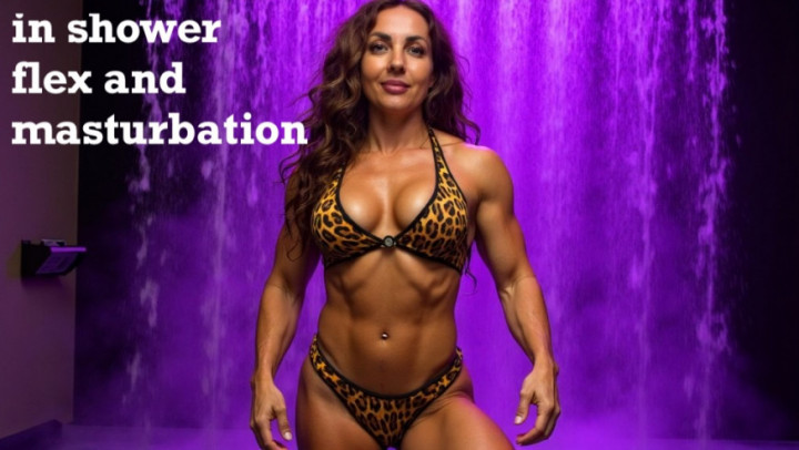 InesFitnes:flex in the shower, orgasm from the water pressure