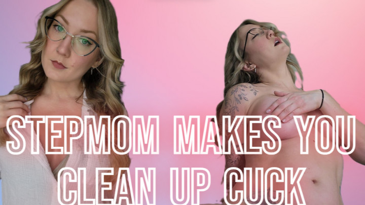 BelaTalbotxx:Stepmom Makes You Clean Up Cuck When She Fucks Your Bully