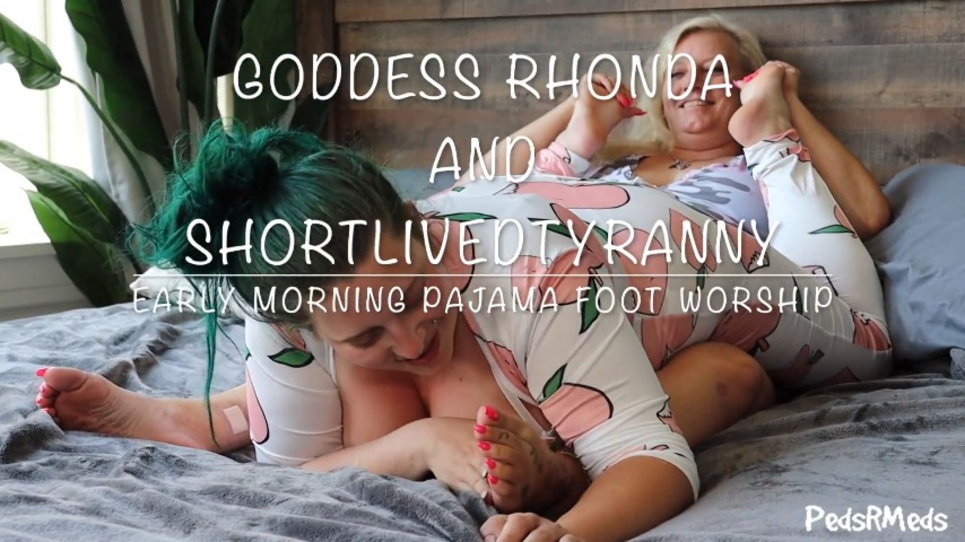 pedsrmedsproductions:Goddess Rhonda and ShortLivedTyranny EarMorning Foot Wors