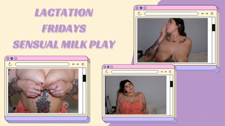 leaked Lactation Fridays - Sensual Self Sucking thumbnail