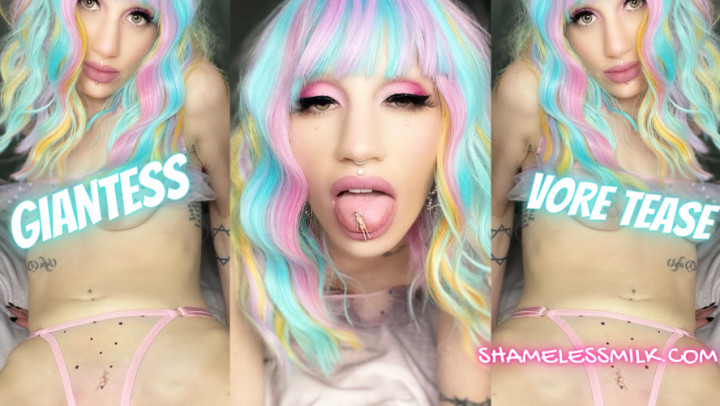 Giantess Teases, Sucks, and Fucks Tiny moreshameless