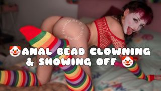 [301.70 MB] - Anal bead clowning & showing off - Bxnnibutts