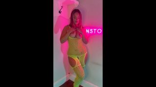 [558.43 MB] - Neon bodystocking fun - Frankielain