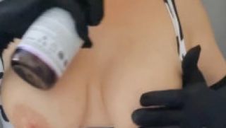 [136.82 MB] - Oiled up hand expressing over boots - BreastmilkBella