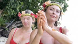 [1.18 GB] - Pool , red bikini and full body massage - Anadelafleurmag